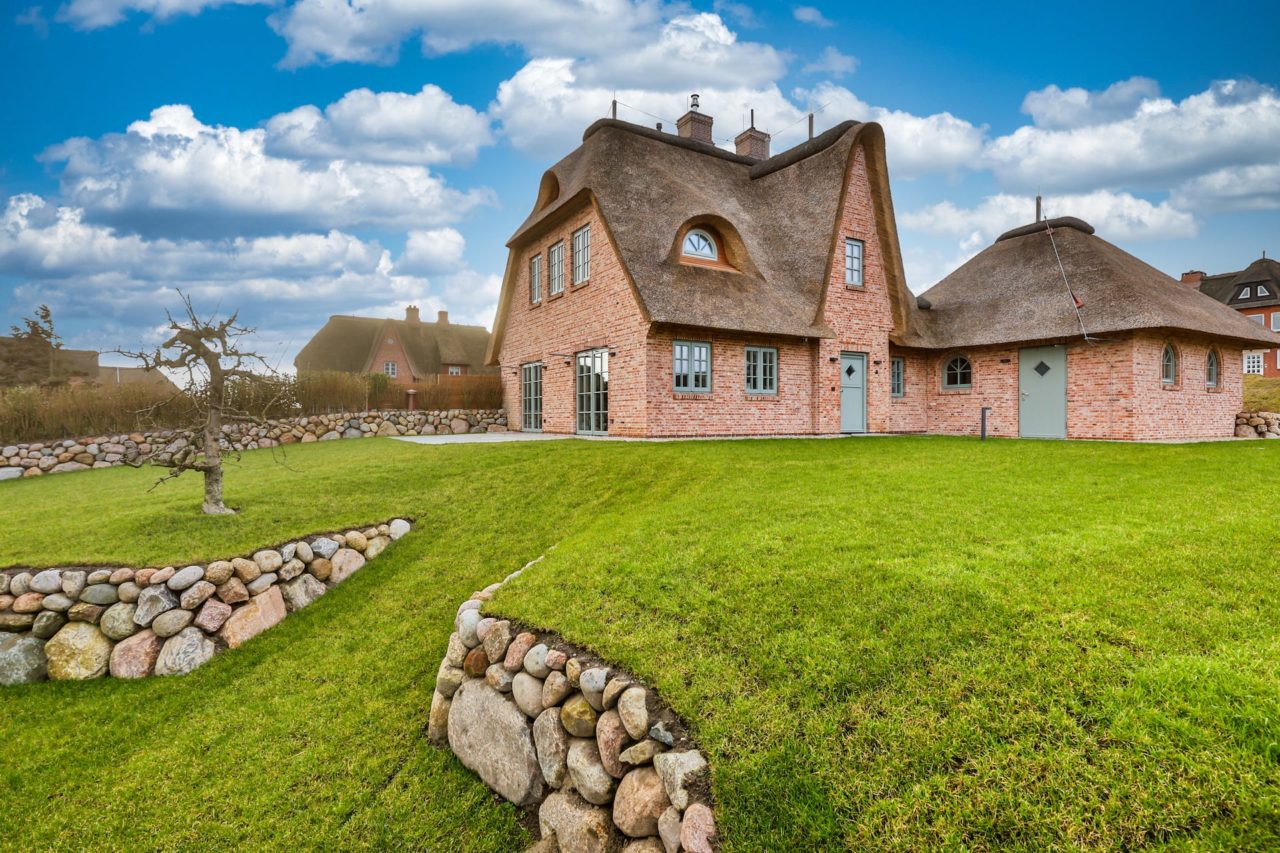 Aussenansicht des "Hus Aantje" in Rantum, Ferienhaus für 6 Personen auf Sylt mit Sauna