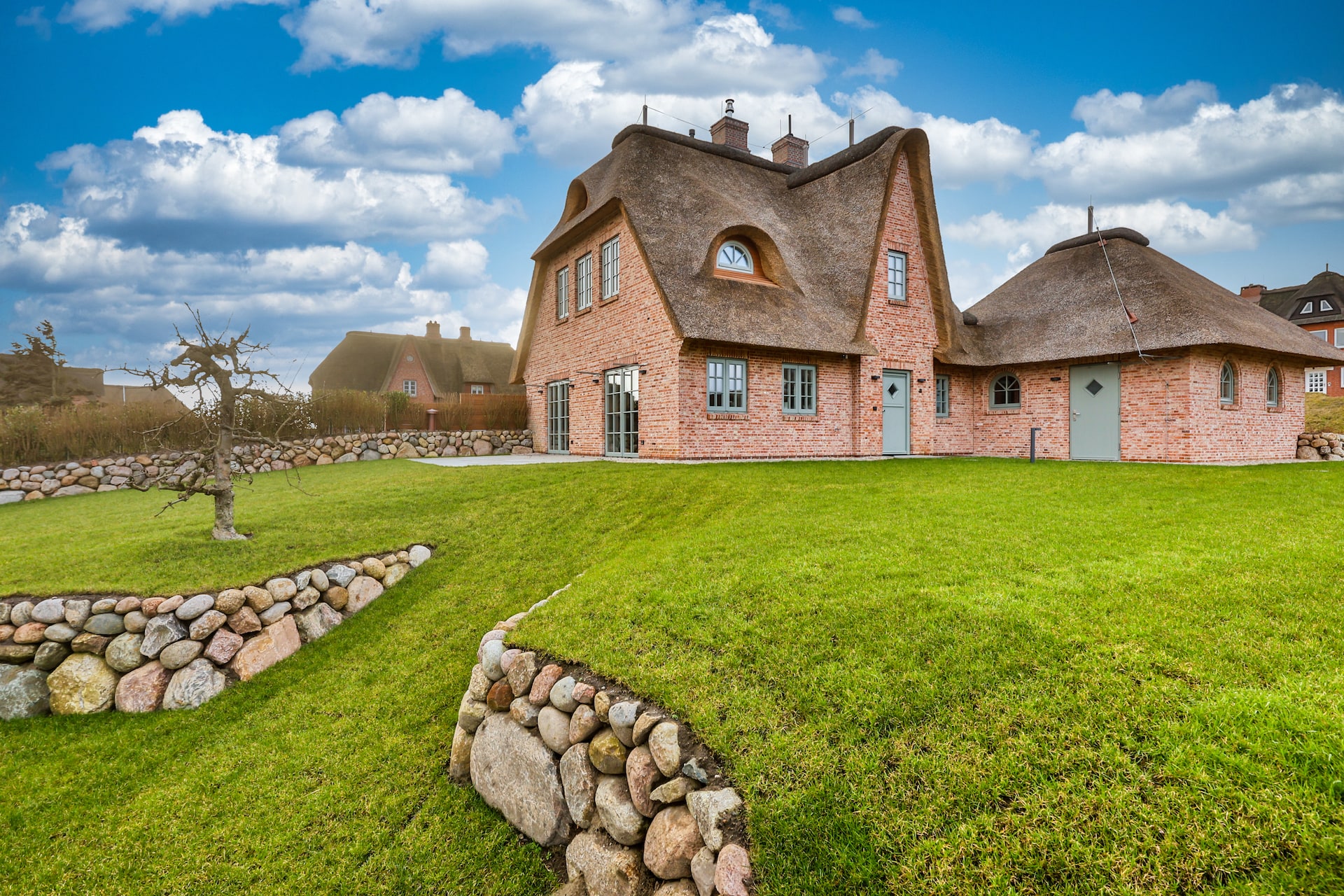 Aussenansicht des "Hus Aantje" in Rantum, Ferienhaus für 6 Personen auf Sylt mit Sauna