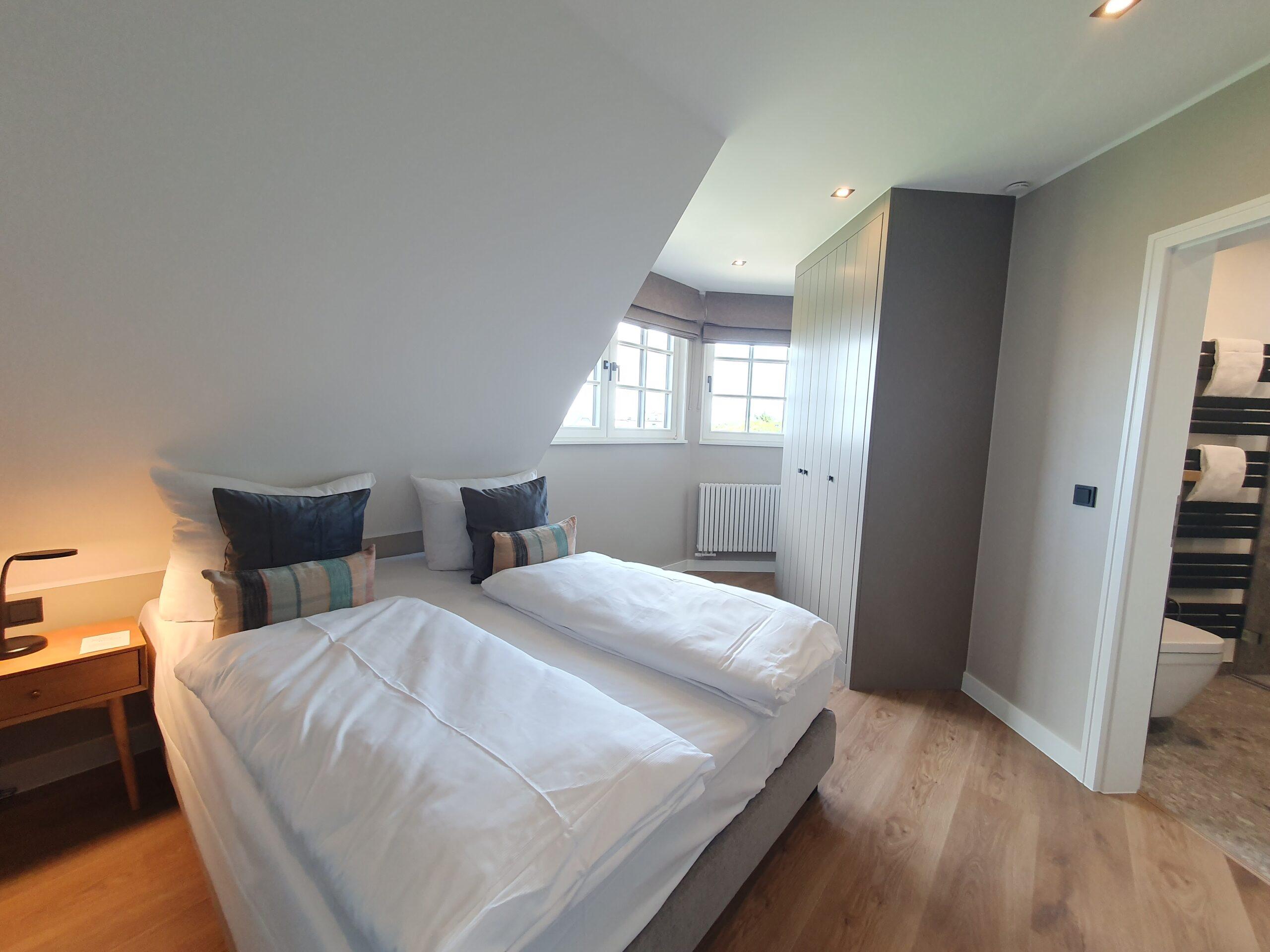 Schlafzimmer im Obergeschoss - Hotel Duene Residence 23
