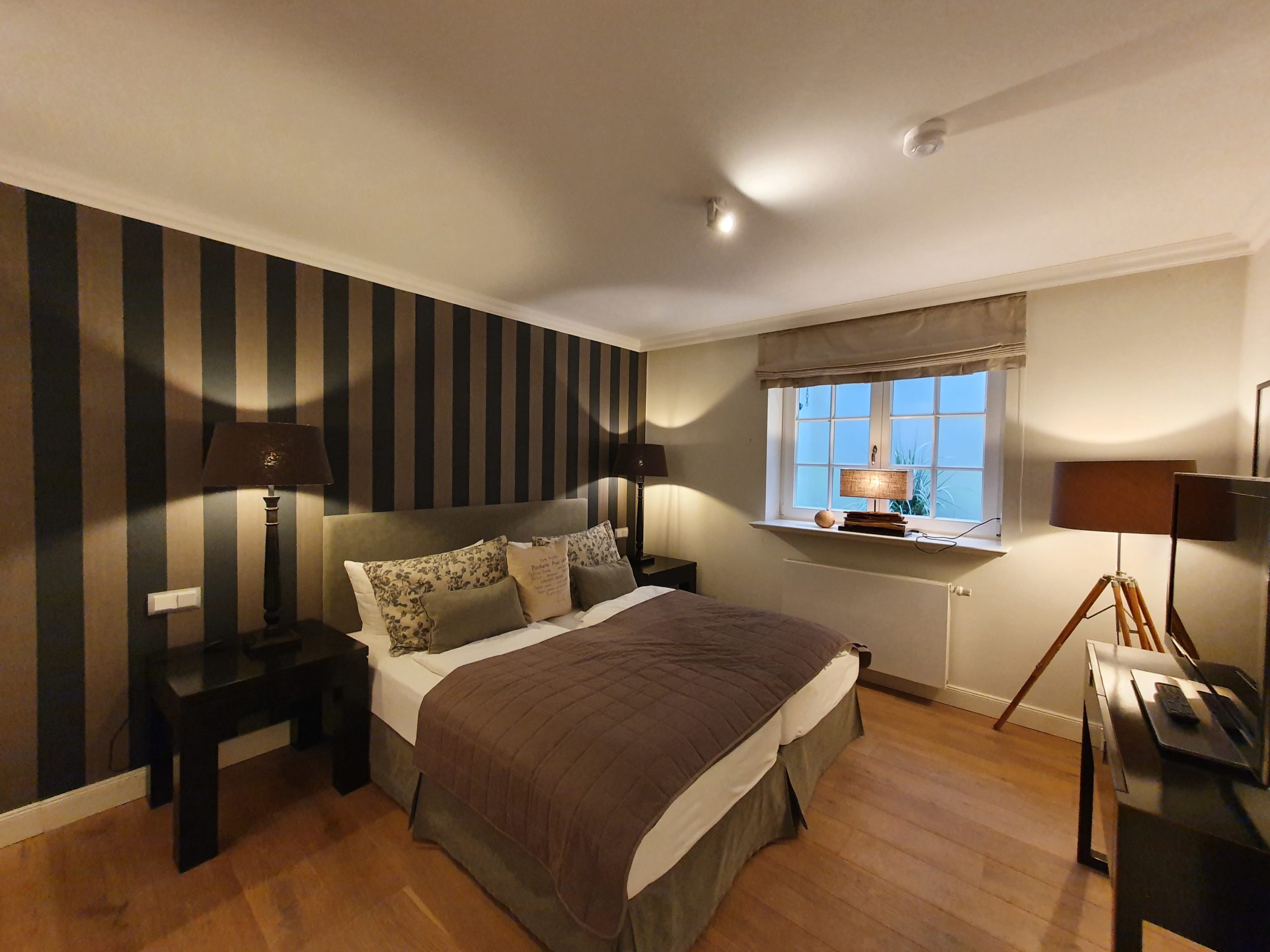 Schlafzimmer hotel duene gemütlich und privat