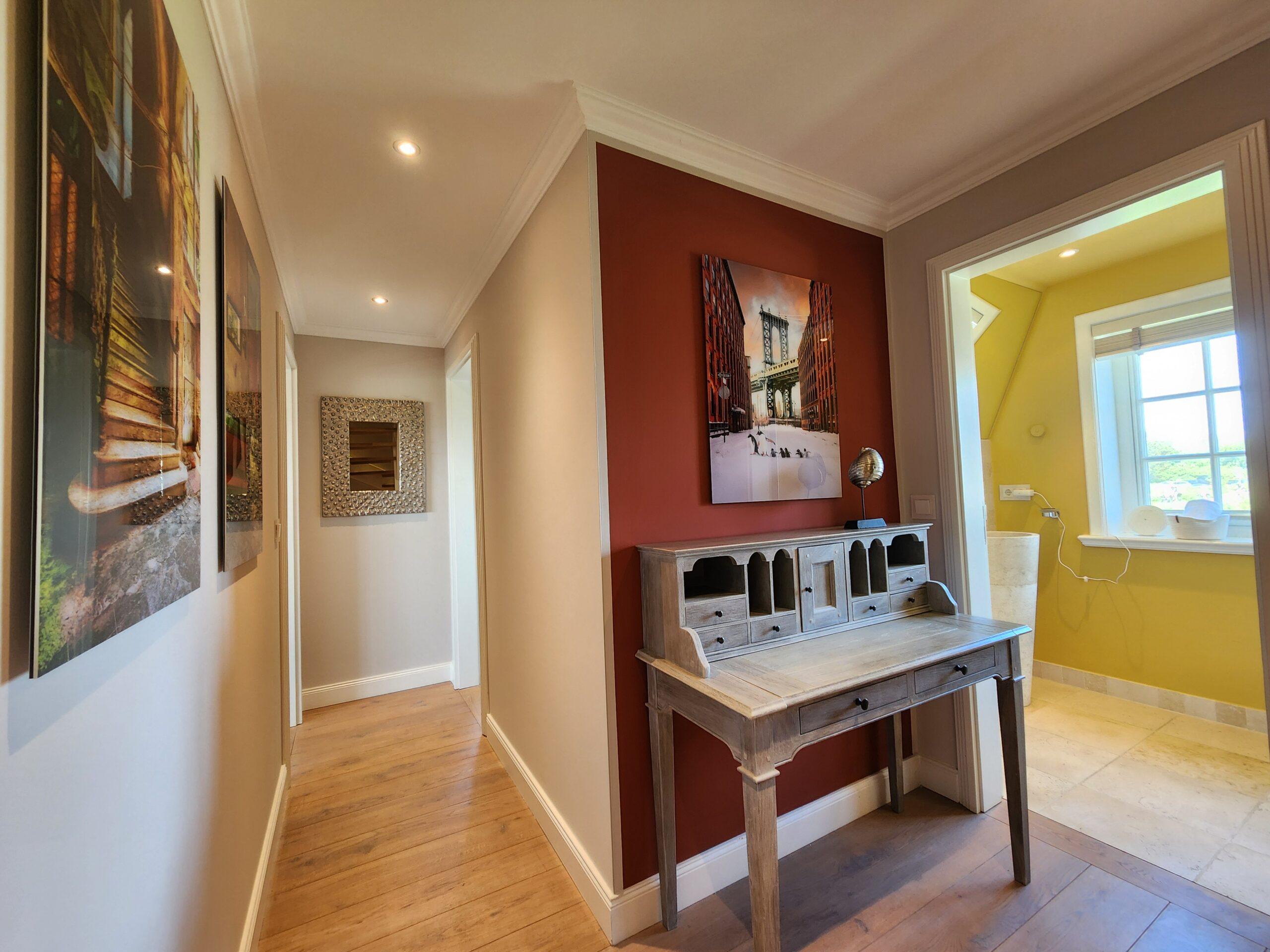 Hotel Duene Apartment Waashues Flur im OG