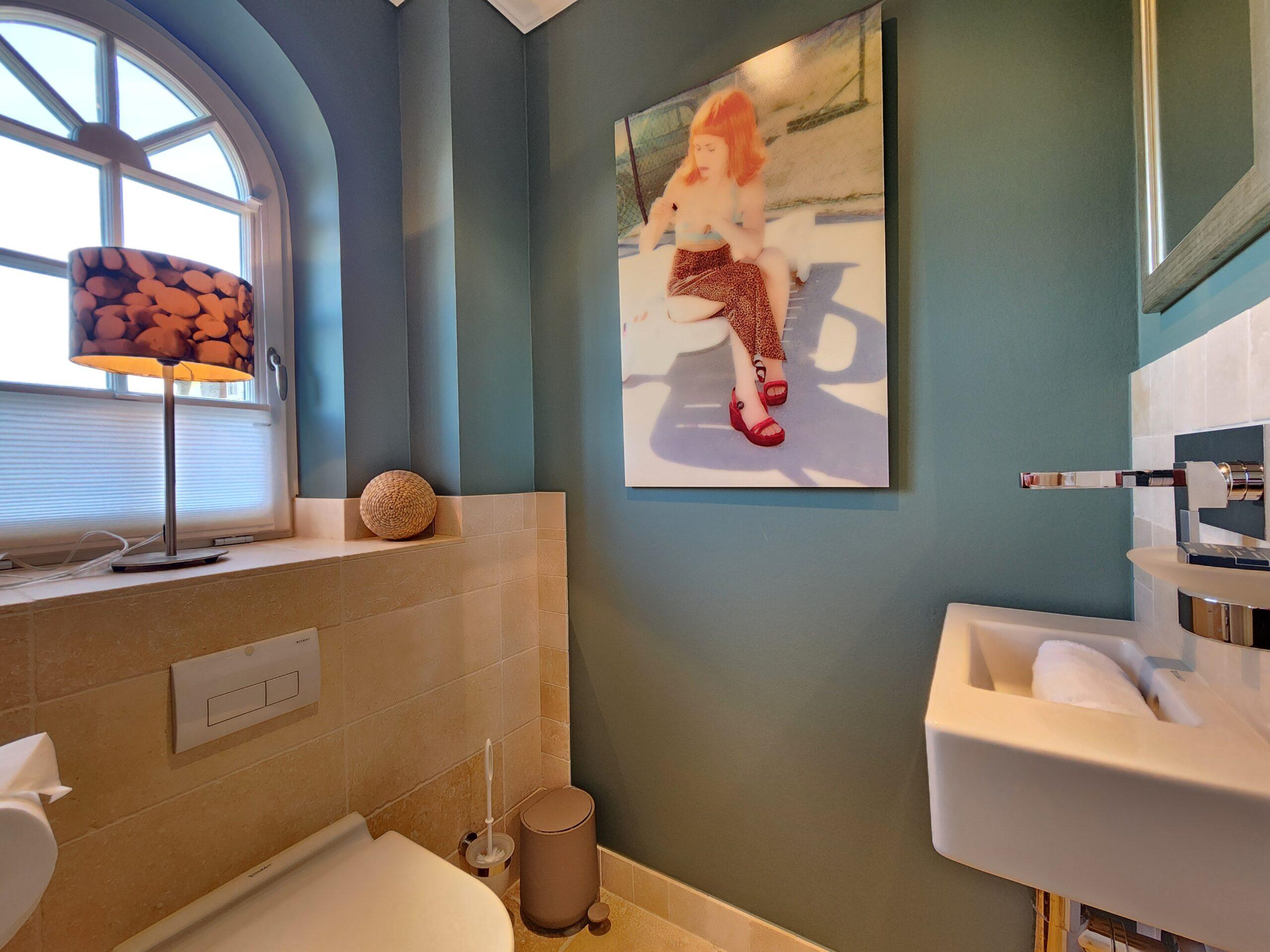 Hotel Duene Apartment Waashues Badezimmer